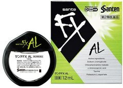 Sante Японські краплі для очей від алергії FX AL SANTEN ІС5+ (12мл) 305916 JapanTrading