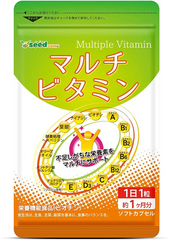 Seedcoms Мультивітаміни для підтримки молодості та імунітету у жінок Multiple Vitamin 30шт на 30 днів 110241 JapanTrading