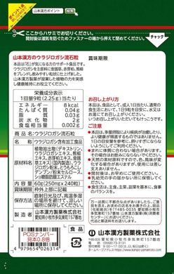 YAMAMOTO Натуральний препарат для здоров'я нирок, сприяє розчиненню каменів 240 шт на 26 днів 026314 JapanTrading