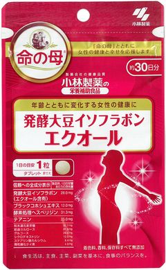 Kobayashi Комплекс із ферментованими ізофлавонами сої для жіночого здоров'я Soy Isoflavone Equol 30шт на 30 днів 039915 JapanTrading