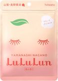 LuLuLun Зволожуюча маска для обличчя з екстрактом персика Premium Yamanashi Peach (7 шт) 065916 фото JapanTrading