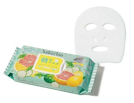 Saborino Экспресс маска для лица тканевая тонизирующая "Успей за 60 секунд" Wake Up Facial Sheet Mask (32 шт)