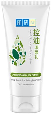 Hada Labo Крем-пінка для глибокого очищення пор з екстрактом зеленого чаю Deep Clean & Pore Refining Face Wash (100 г) 666651 JapanTrading