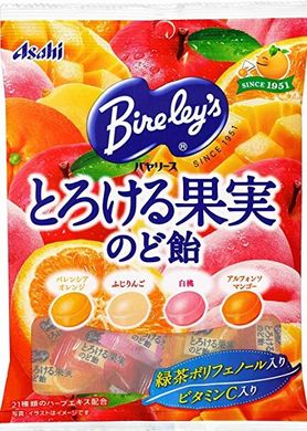 Asahi Конфеты с полифенолами зеленого чая и витамином C Bireleys (120 г) 508815 JapanTrading
