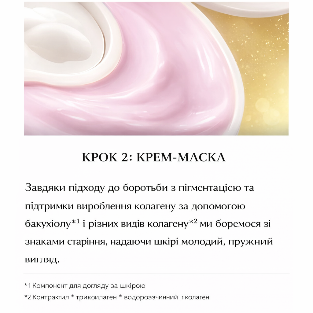 COCOCHI Омолоджуюча крем-маска (2 в 1) проти глікостаріння AG Ultimate Facial Cream Mask - JapanTrading