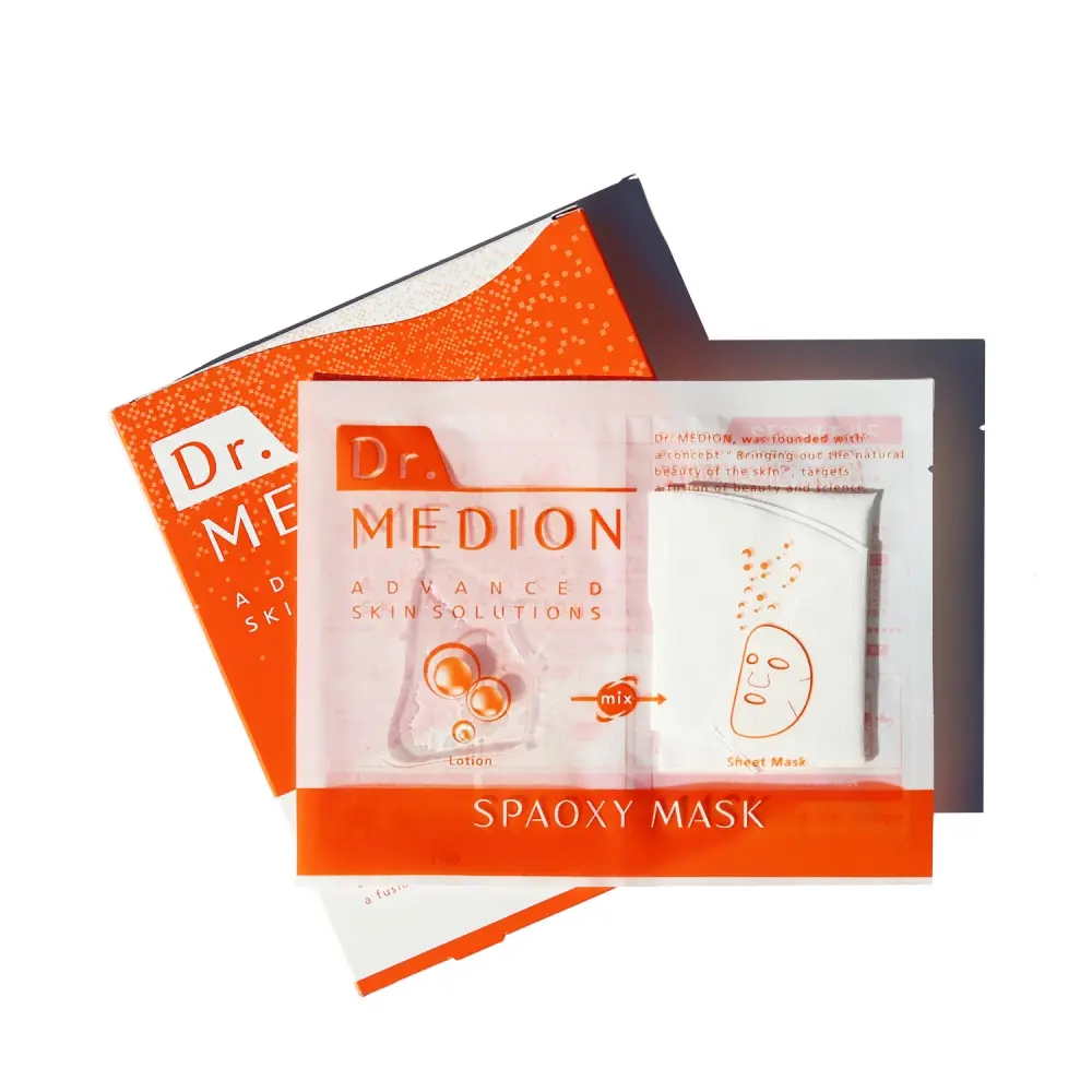 Dr. Medion Тканинна маска-серветка карбокситерапія для обличчя SPAOXY Mask (1 шт) - JapanTrading