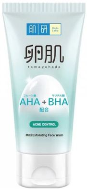 Hada Labo Пінка для вмивання проти акне AHA + BHA Acne Control Mild Exfolicating Face Wash (130 г) 666653 JapanTrading