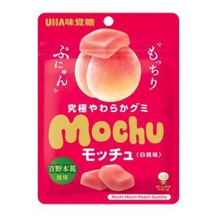 UHA Гуммі з білим персиком Ichigo Mochu Gummy (45 г) - JapanTrading