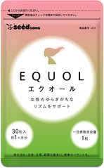 Seedcoms Комплекс для здоровья и красоты в период менопаузы EQUOL 30шт на 30 дней 112887 JapanTrading
