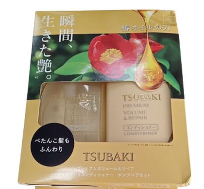 Shiseido Tsubaki Відновлюючий преміум набір шампунь+кондиціонер Premium Volume&Repair (2*490 мл) 484659 JapanTrading