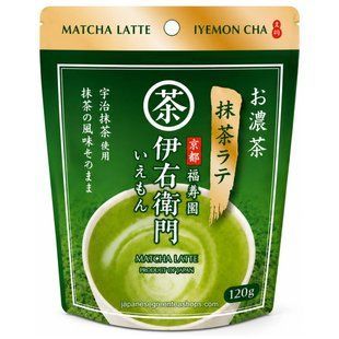 Uji no Tsuyu Tea Розчинний матча-лате з преміального чаю Uji Matcha Koicha Matcha Latte, 120 г - JapanTrading