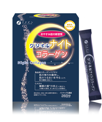 FINE JAPAN Нічний колаген зі смаком ананасу Night fishCollagen 2500 мг на 28 днів 017375 JapanTrading