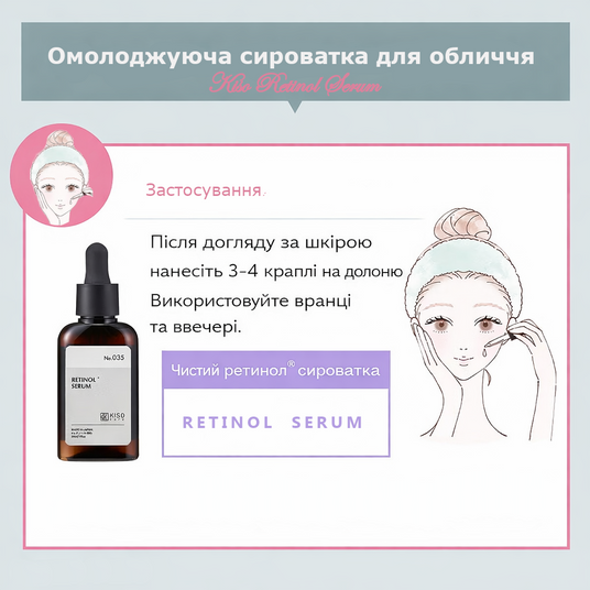 Купить Kiso Ретиноидный комплекс в омолаживающей сыворотке для