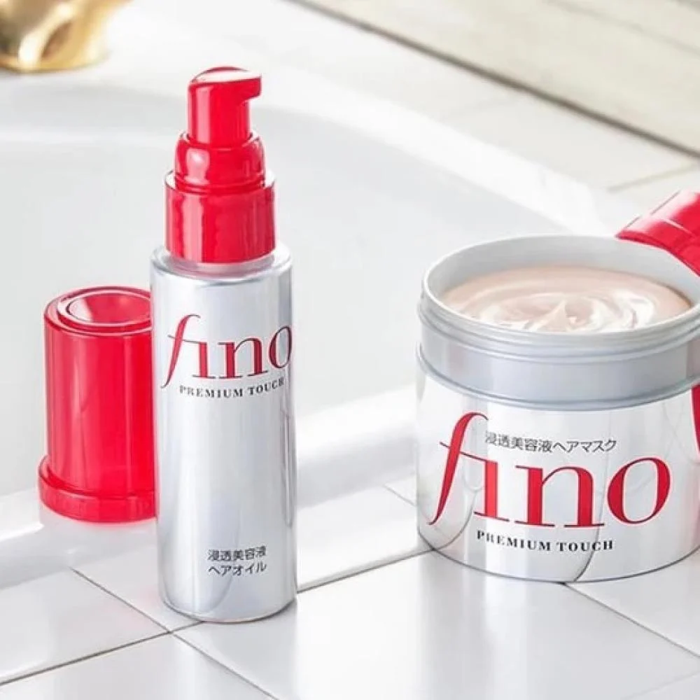 Fino Маска для волос питательная + Масло-сыворотка восстанавливающая Shiseido Premium Touch Hair Mask & Hair Oil (230 г, 70 мл) - JapanTrading