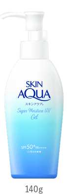 Skin Aqua Увлажняющий солнцезащитный гель с дозатором-помпой ROHTO Super Moisture Gel SPF 50+ PA++++ (140 г) 190867 JapanTrading