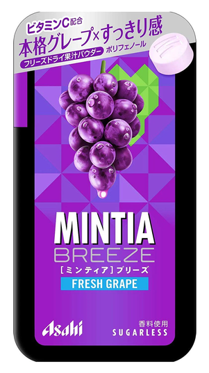 ☆♥MINTIA ♥☆ Купити Asahi MINTIA М'ятні цукерки зі смаком винограду Breeze