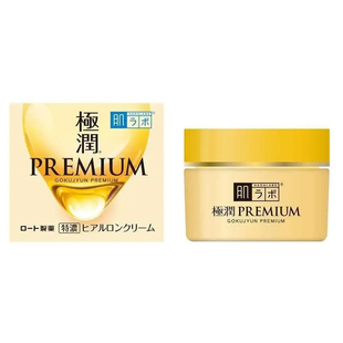 Hada Labo Зволожуючий крем з 7 видами гіалуронової кислоти Gokujun Premium Hyaluronic Cream 50 г 167036 JapanTrading