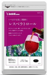 Seedcoms Ресвератрол и астаксантин Resveratrol+ 90 шт на 90 дней 111521 JapanTrading