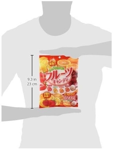 NS International Конфеты со вкусом фруктов: апельсин, клубника, лимон, личи Fruit Candy (160 г) - JapanTrading