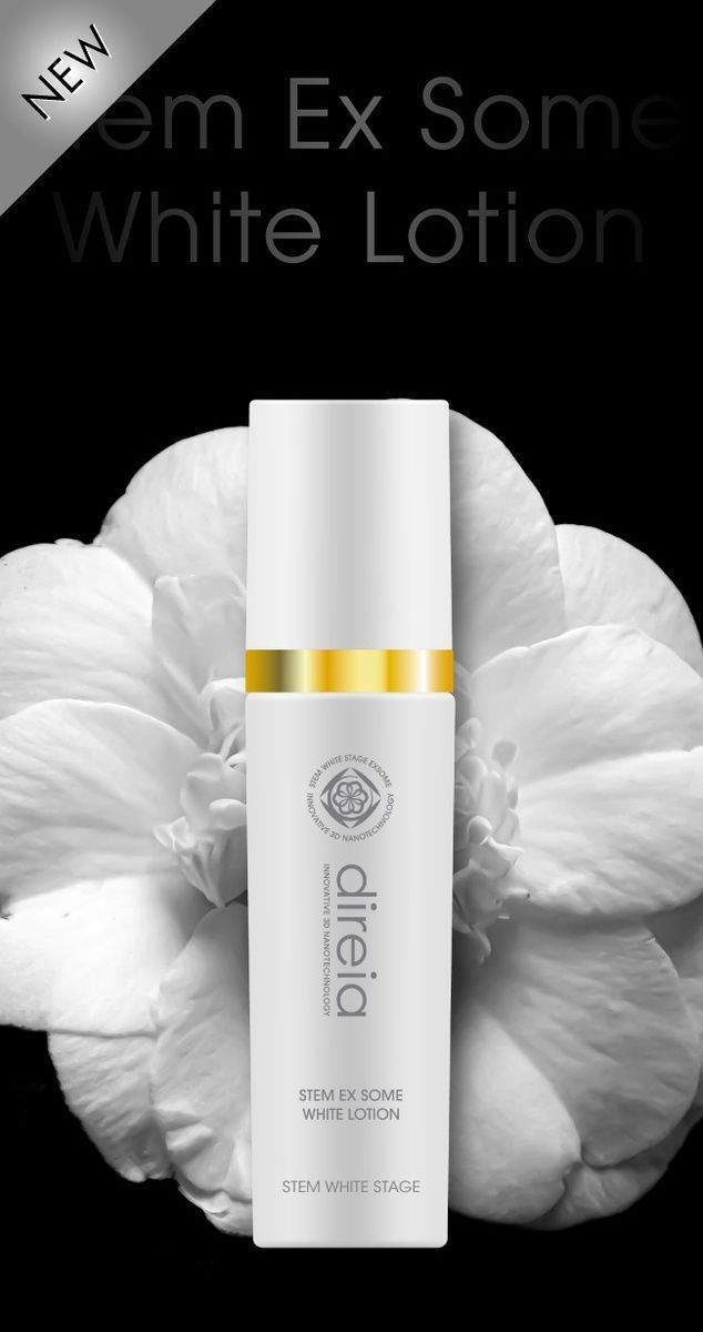 Direia Отбеливающий лосьон с экзосомами стволовых клеток Stem EX Some White Lotion 100 мл - JapanTrading