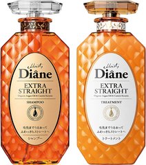 Moist Diane Кератиновый набор для выпрямления волос: шампунь и кондиционер Perfect Beauty Extra Smooth & Straight (450 мл * 2) 117216 JapanTrading