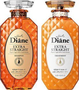 Moist Diane Кератиновий набір для випрямлення волосся: шампунь та кондиціонер Perfect Beauty Extra Smooth & Straight (450 мл * 2) - JapanTrading