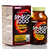 ORIHIRO Амінокислоти Цитрулін, Аргінін, Вітаміни, Цинк, Селен Citrulline 1000 Mega Power (240 шт на 30 днів) 256726 фото JapanTrading