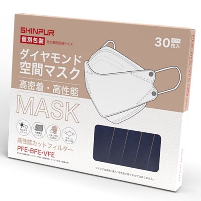 Купить SIMPLE SMILE Защитные одноразовые 3D-маски KF94 Protective Masks ...
