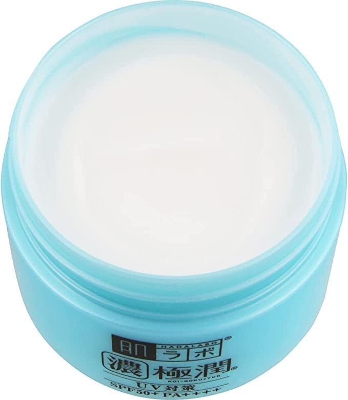 Hada Labo Сонцезахисний гіалуроновий гель для обличчя з SPF 50+ PA Koi-Gokujyun UV White Gel (90 г) - JapanTrading