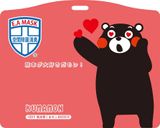 Shinko ECOM Японский блокатор вирусов и аллергии EA Mask Kumamon (Красный бейдж с шнурком) на 30 дней 129512 фото JapanTrading