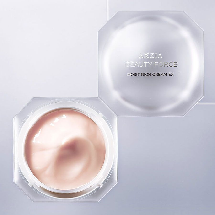 AXXZIA Пептидний крем для обличчя проти зморшок Beauty Force Moist Rich Cream EX - JapanTrading