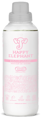 Saraya Ополаскиватель для белья с ароматом сакуры Happy Elephant (750 мл) 302770 JapanTrading