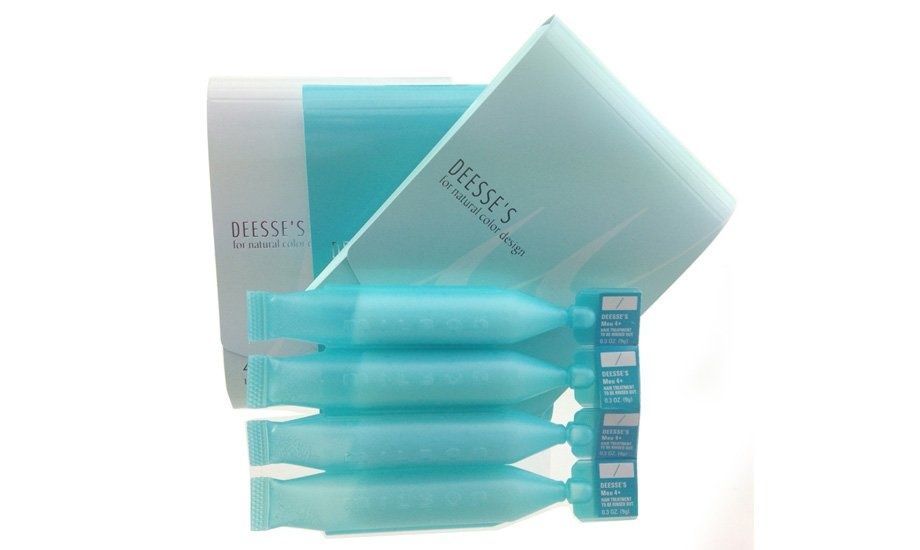 Milbon Ампулы маска для нормальных волос восстанавливающая Deesse's For Natural Color Design Linkage SPA 4+ (4*9 г) - JapanTrading