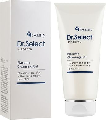 Dr.Select Гель для очищения кожи с плацентой Excelity Placenta Cleansing Gel (150 г) 175152 JapanTrading