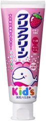 KAO Детская зубная паста для деликатной чистки зубов "Клубника" Clear Clean Strawberry Kids (70 г)