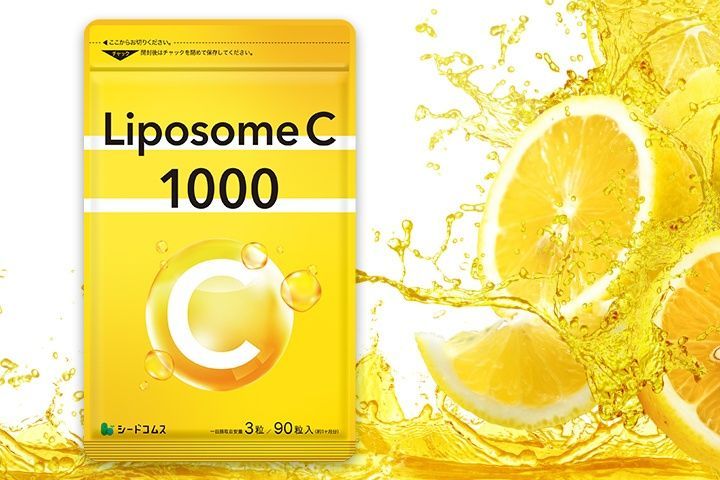 Seedcoms Липосомальный витамин С 1000 мг Liposome C (90 шт на 30 дней) - JapanTrading
