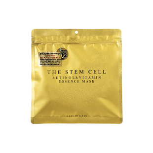 KOR JAPAN Тканевая маска для лица с ретинолом и комплексом витаминов THE STEM CELL RETINOL & VITAMIN ESSENCE MASK (30 шт) - JapanTrading