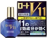 Rohto Японские капли для глаз премиум против усталости V11 Eye Drops ИС 4 (13 мл) 100545 фото JapanTrading