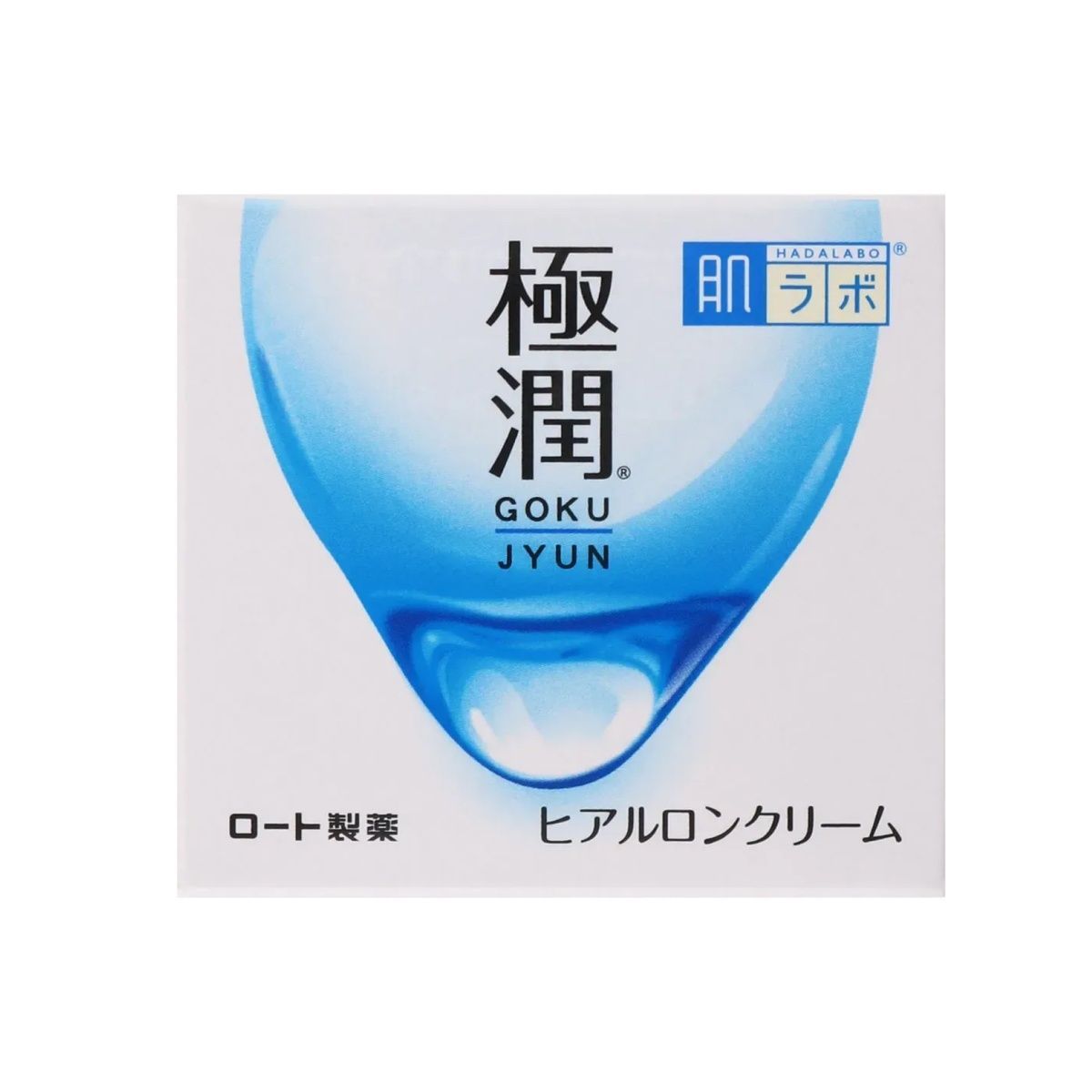 Hada Labo Гиалуроновый крем для глубокого увлажнения Gokujyun Hydrating Cream (50 г) - JapanTrading