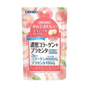 Orihiro Коллаген и плацента для здоровья и красоты, 90 таблеток на 30 дней - JapanTrading