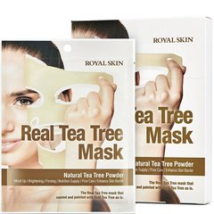 ROYAL SKIN Маска для лица с чайным деревом Real Tea Tree Mask (5 шт) 049749 JapanTrading