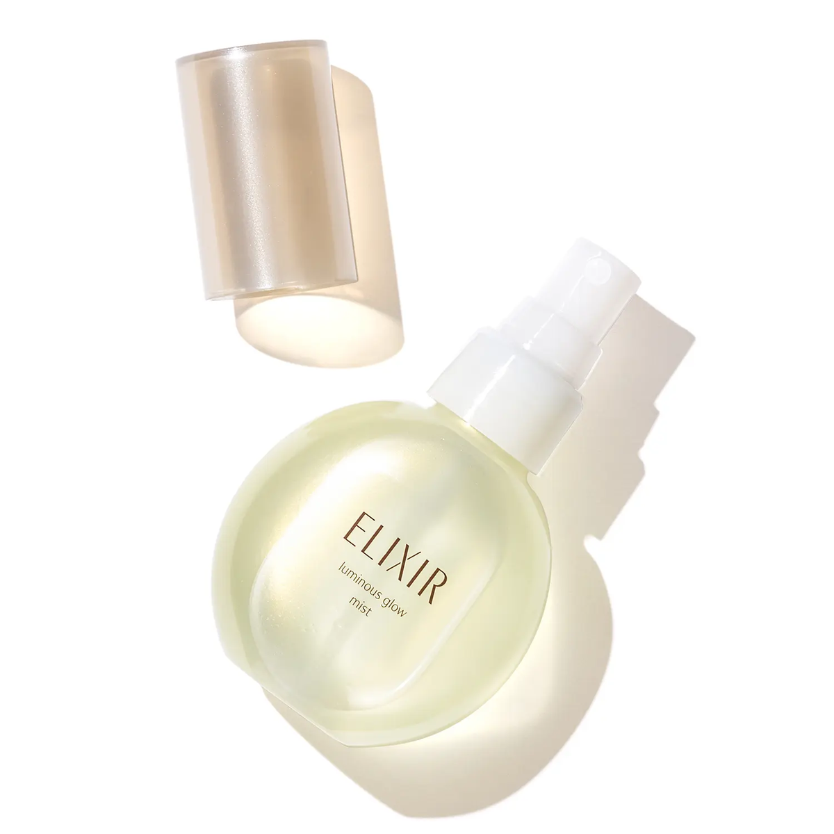 ELIXIR Увлажняющий мост для лица с эффектом сияния Luminous glow mist Shiseido, 80 г - JapanTrading