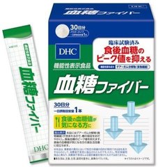 DHC Комплекс для зниження рівня цукру і холестерину Blood sugar fiber 30 саші на 30 днів 875501 JapanTrading