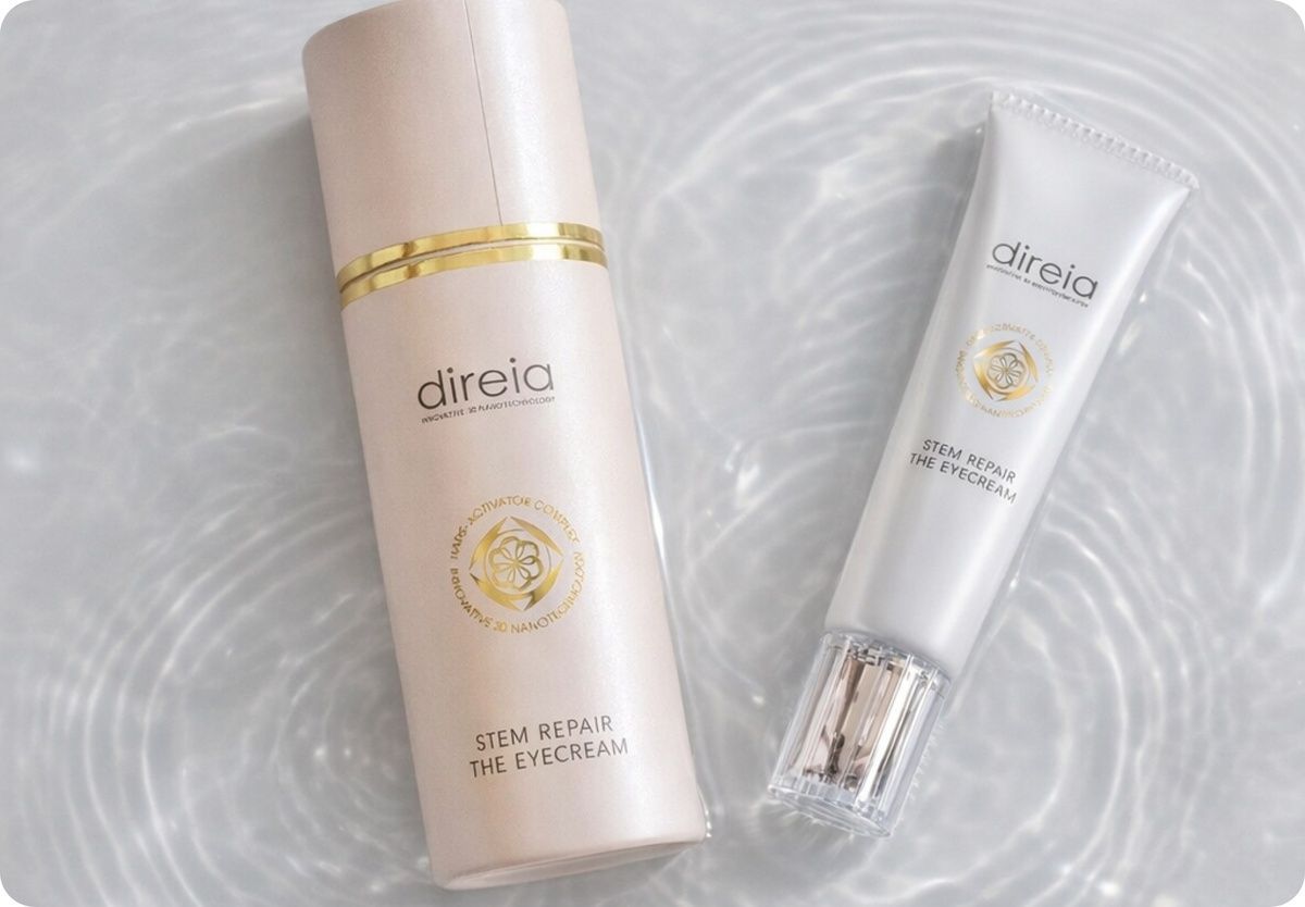 Direia Омолоджуючий крем для шкіри навколо очей Stem Repair The Eye Cream - JapanTrading