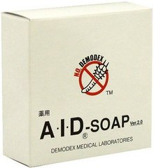 Physical AID-Soap Лікувальне мило для обличчя від демодексу та прищів (40 г) 100556 JapanTrading