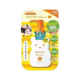 ISEHAN Детский солнцезащитный гель Mammy UV Mild Gel SPF 33+ PA++++ 100 г - JapanTrading