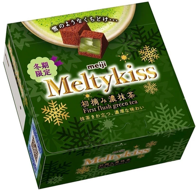 Meiji MeltyKiss конфеты со вкусом зеленого чая