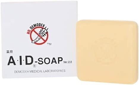 Physical AID-Soap Лечебное мыло для лица от демодекса и прыщей (40 г) - JapanTrading