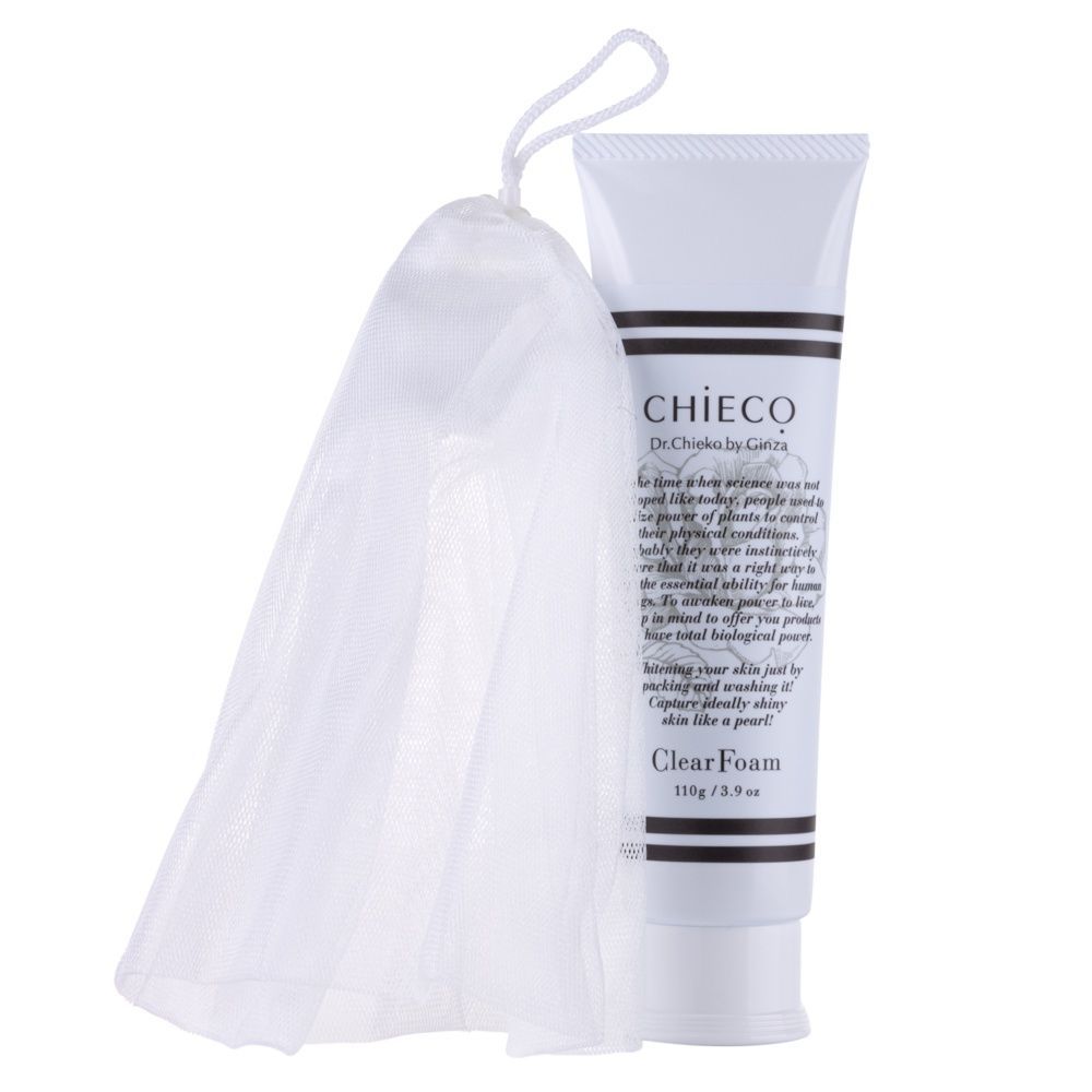GINZA TOMATO Омолоджуюча пінка для вмивання з плацентою троянди CHIECO Clear Foam C (110 мл) - JapanTrading