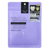 Quality 1st Маска для підтягування обличчя з екзосомами Super Exosome 100 Derma Laser Mask (7 шт) - JapanTrading